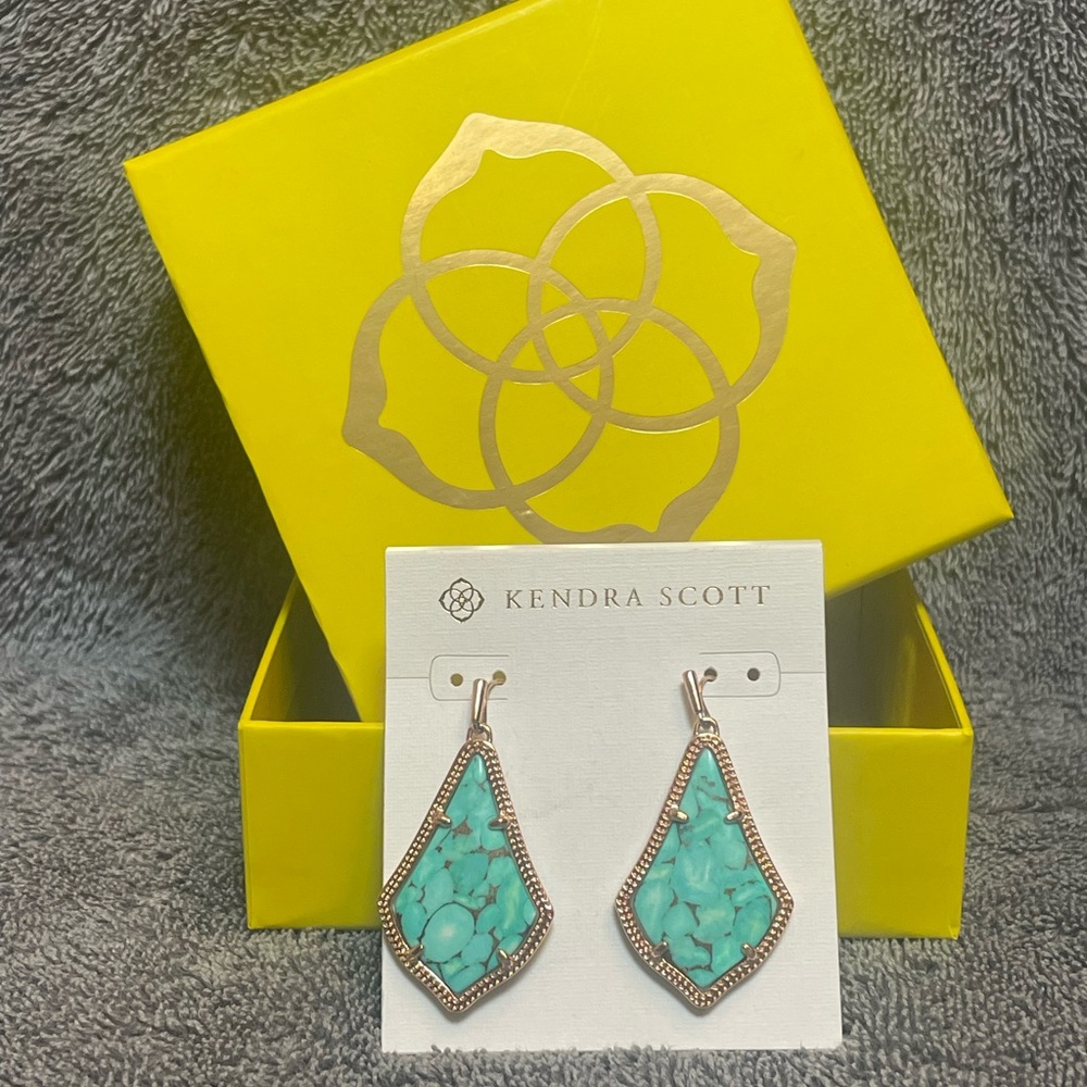 Kendra Scott Alex Rose Gold drop Earrings